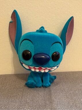 Disney Stitch Funko Pop Flocked Figure